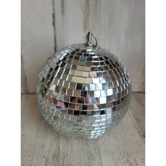 Unique glass hanging disco ball Halloween decor prop room party - Picture 2 of 14